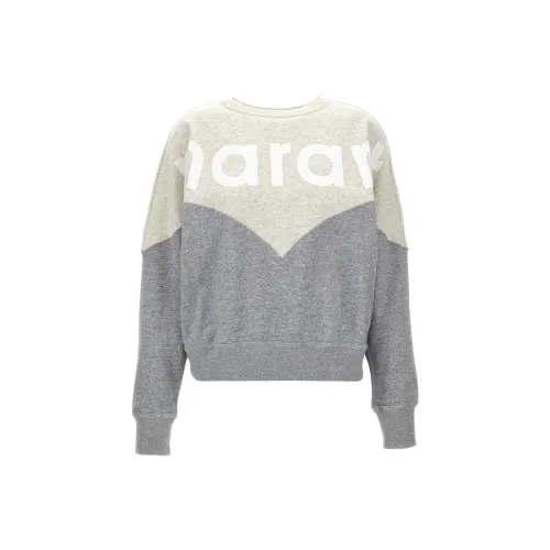 ISABEL MARANT Houston Logo Printed Crewneck Sweatshirt