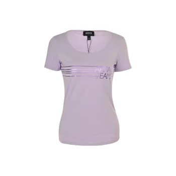 ARMANI JEANS T-Shirts Women's Light Purple