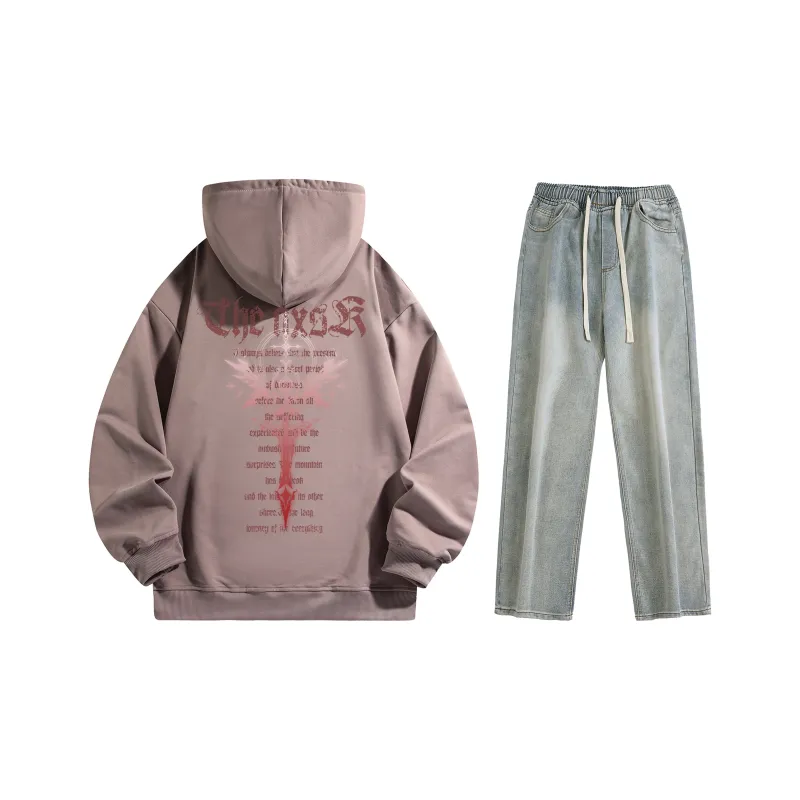 A.X.S.K Sweatshirt Sets Unisex-190