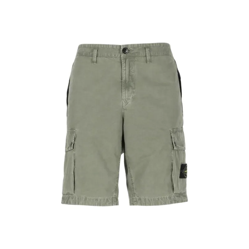 STONE ISLAND Compass Patch Bermuda Shorts-0