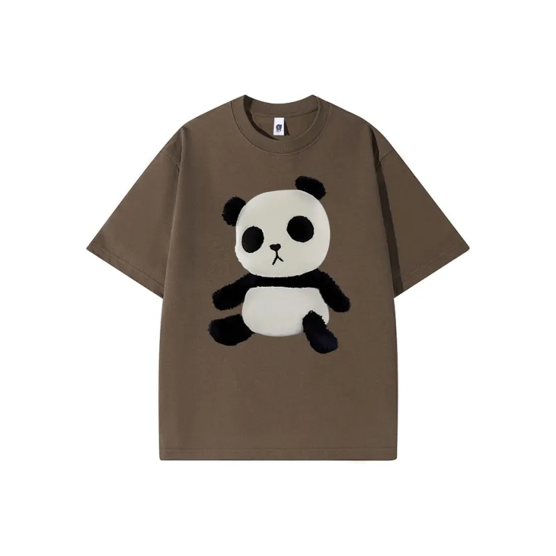 PANDA BASE T Shirts Women's-10