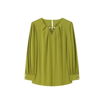 Romon Shirts Women's Army Green
