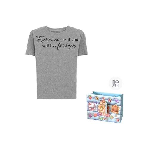 QUIET ANGEL Regular T Shirt Women's Gray