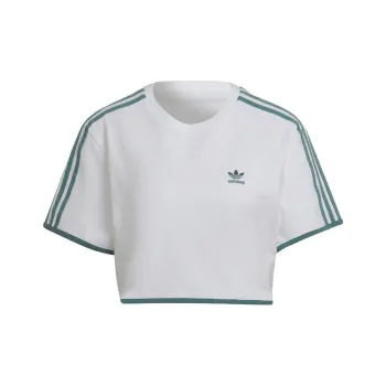 Adidas Originals Drop Shoulder Sleeve T Shirt Women's White