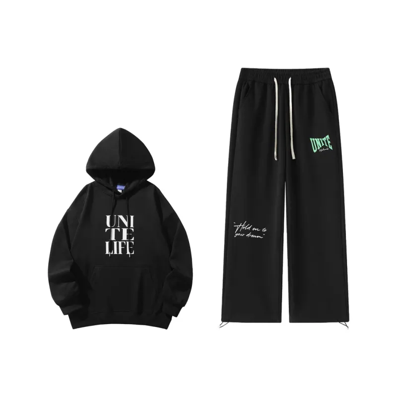 Unite Life HOODS Sweatshirt Set Unisex-0