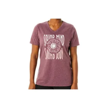 Asics T-Shirts Women's Red