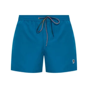 Paul Smith Zebra Embroidered Drawstring Swim Shorts