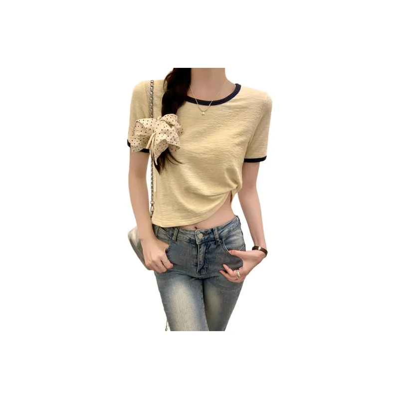 Mu Xiao Xin Set in Sleeve T Shirt Women's-0