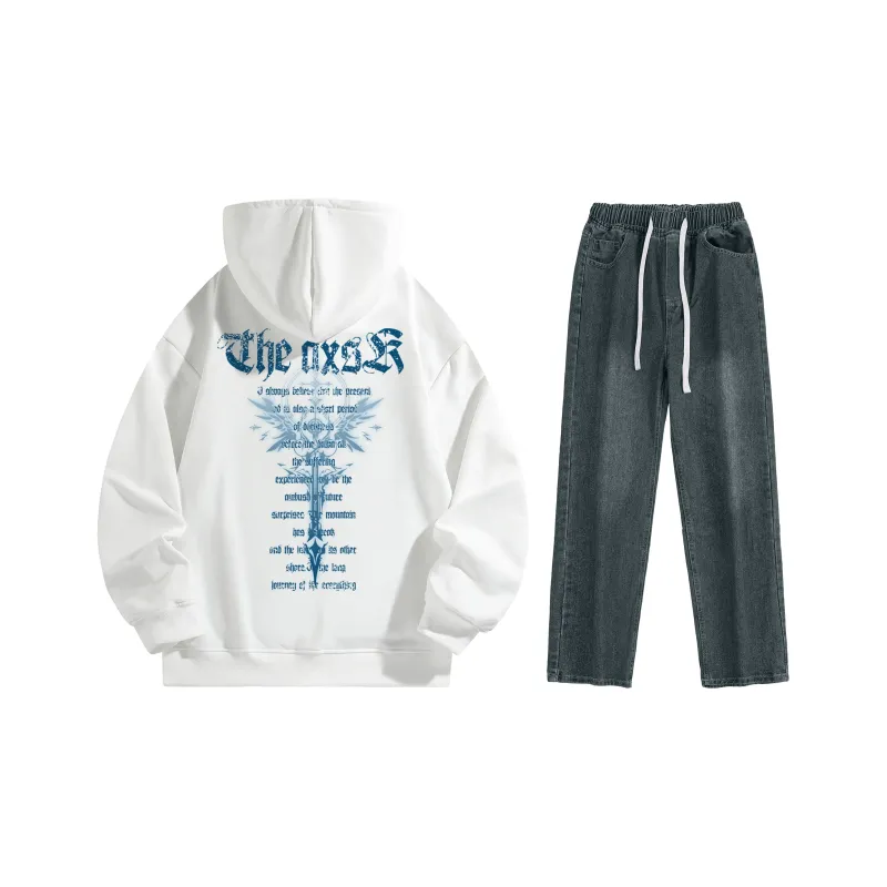 A.X.S.K Sweatshirt Sets Unisex-211