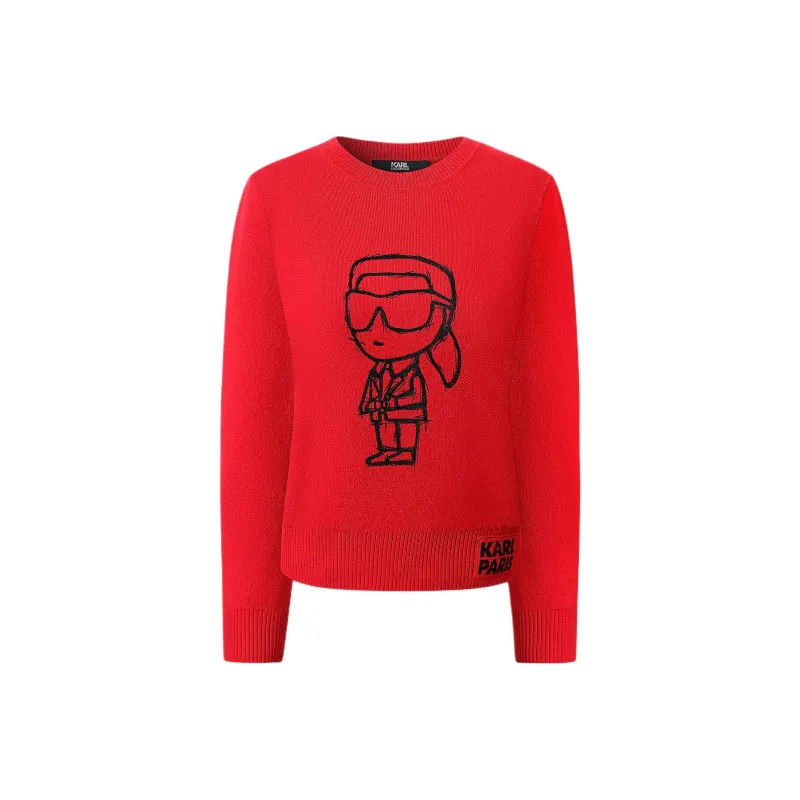 KARL LAGERFELD SS24 Sweater Women's Red-0