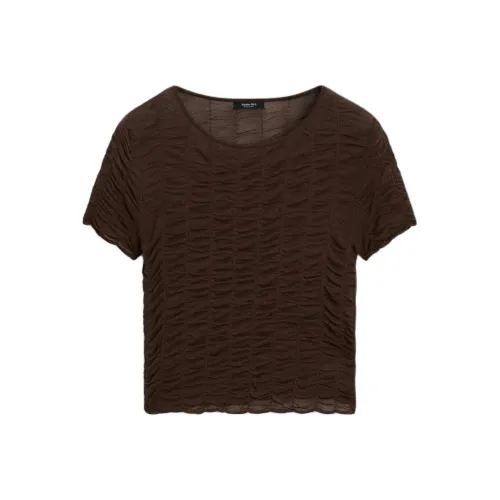 Massimo Dutti T Shirt Women's Brown