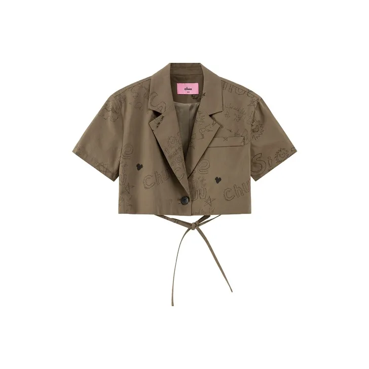 CHUU Shirts Women's Coffee-0