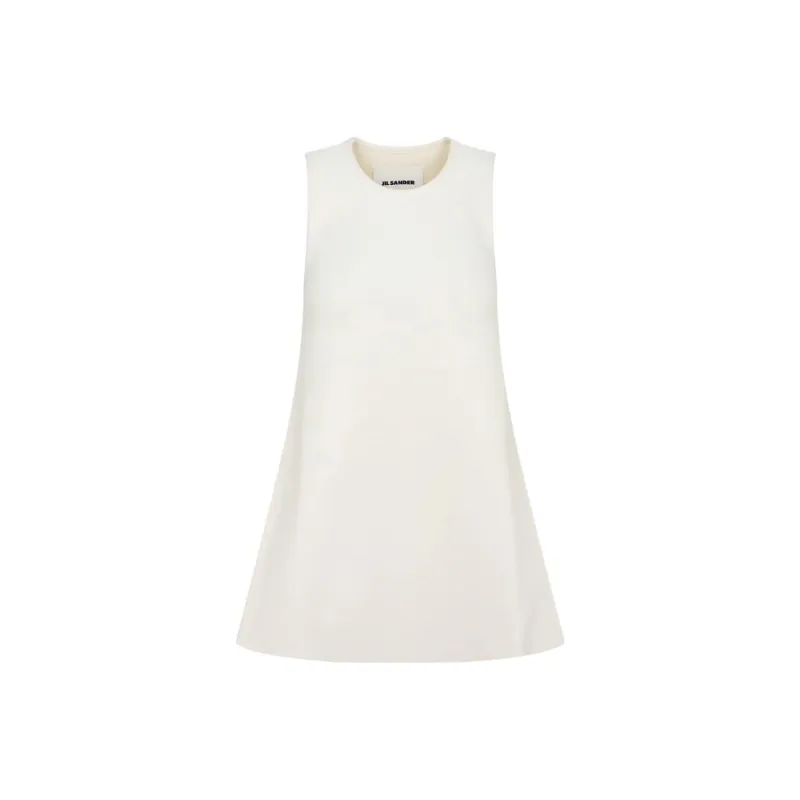 JIL SANDER Scoop Neck Cropped Blouse-0