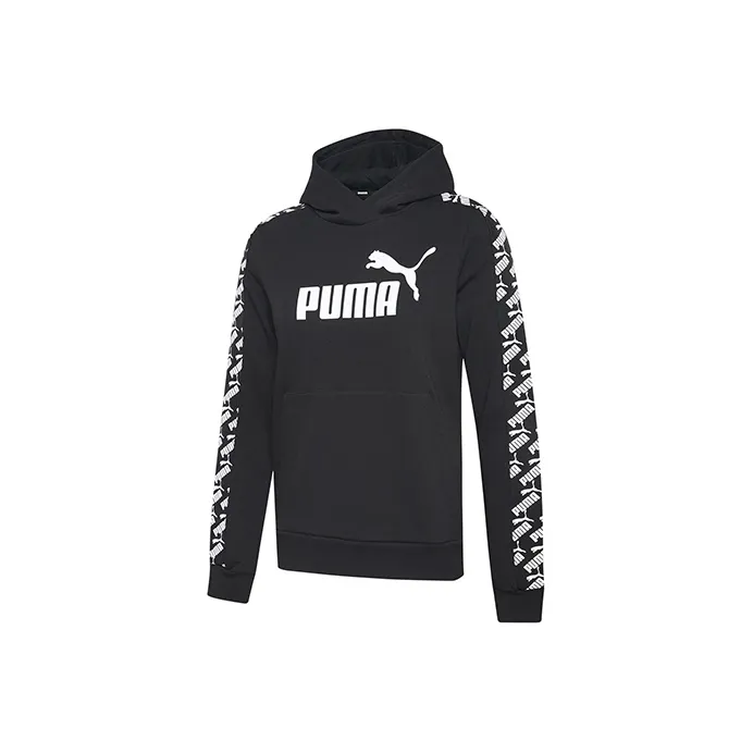 PUMA Amplified Cropped Sweatshirts Women's Black-0