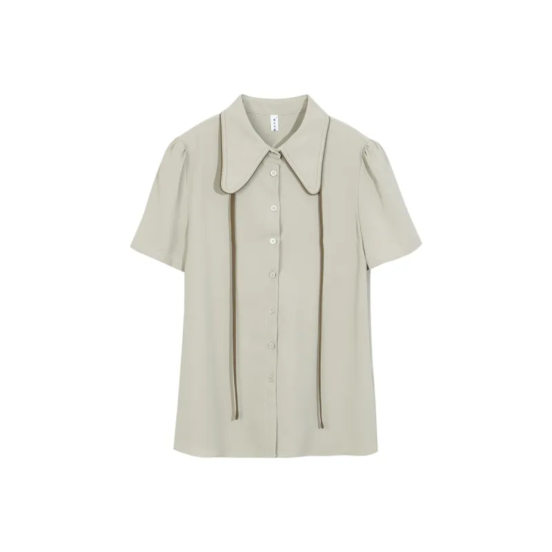 Lucybaily Shirt Women's Light Green-0