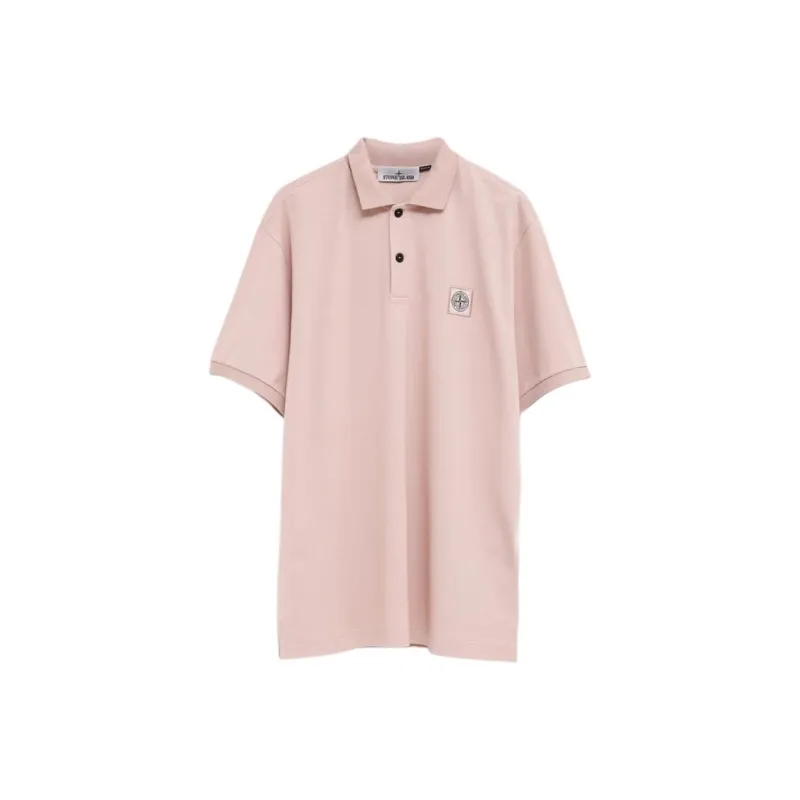 STONE ISLAND Piqué Cotton Polo Shirt-0