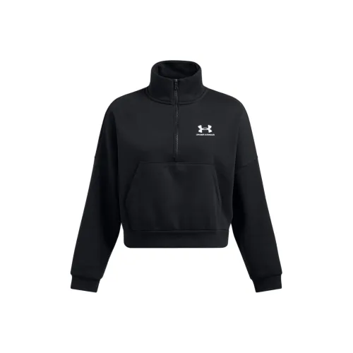 Under Armour Icon Fleece Oversized ½ Zip Sweatshirt Women's Black