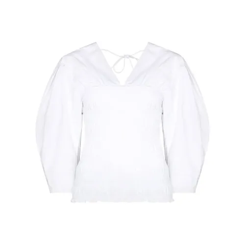 GANNI Shirts Women's White