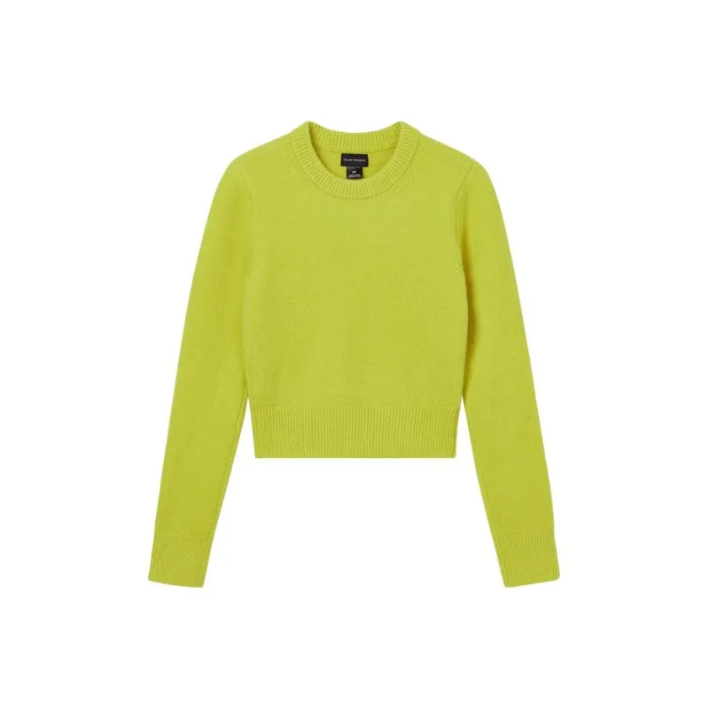 CLUB MONACO Sweater Women's Yellow Green-0