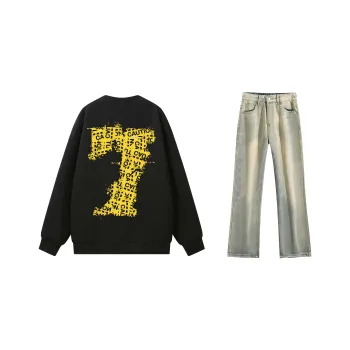 SUNSETMONENT Sweatshirt Set Unisex
