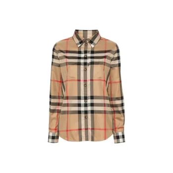 Burberry Vintage Check Pattern Buttoned Shirt