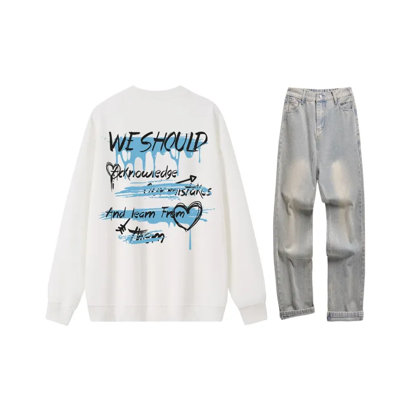 VniVerseVClub Sweatshirt Set Unisex-4