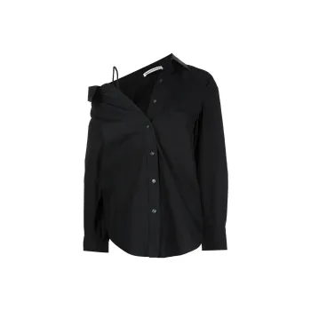 Alexander Wang SS22 Open Back Detail Buttoned Shirt