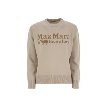 'S MAX MARA Veronica Crewneck Long Sleeved Jumper