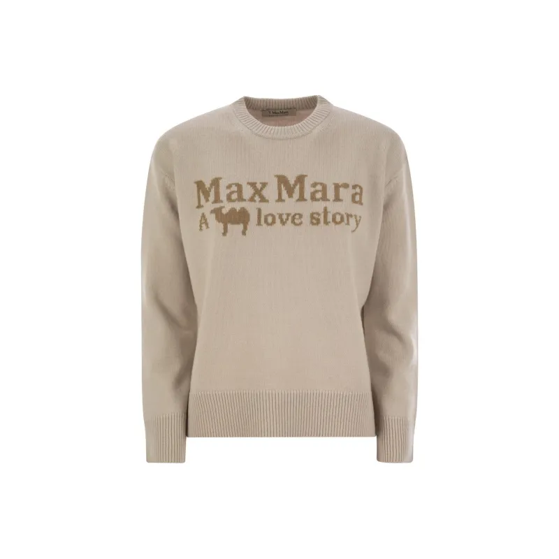'S MAX MARA Veronica Crewneck Long Sleeved Jumper-0