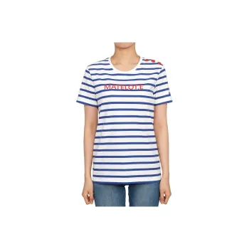 SAINT JAMES T Shirt Women's Marine Blue