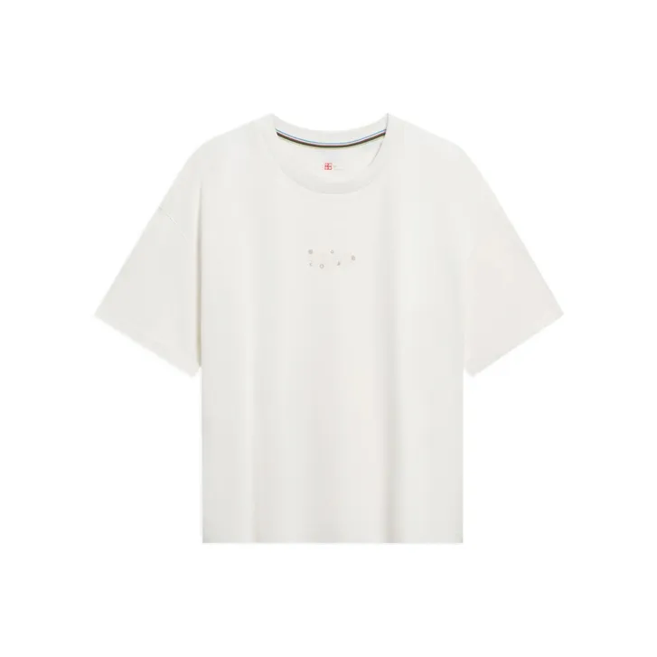 LiNing Short Sleeved T Shirts Women's Ivory-0