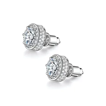 GUDUD Titanium Steel Stud Earrings Unisex