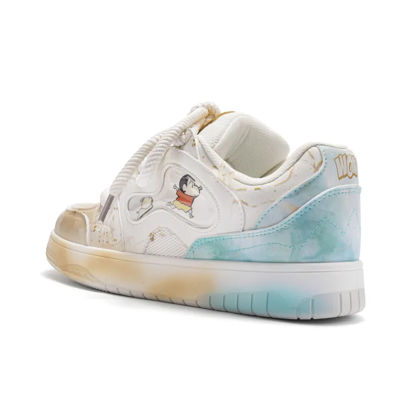 Crayon Shinchan Skateboard Shoes Unisex-3