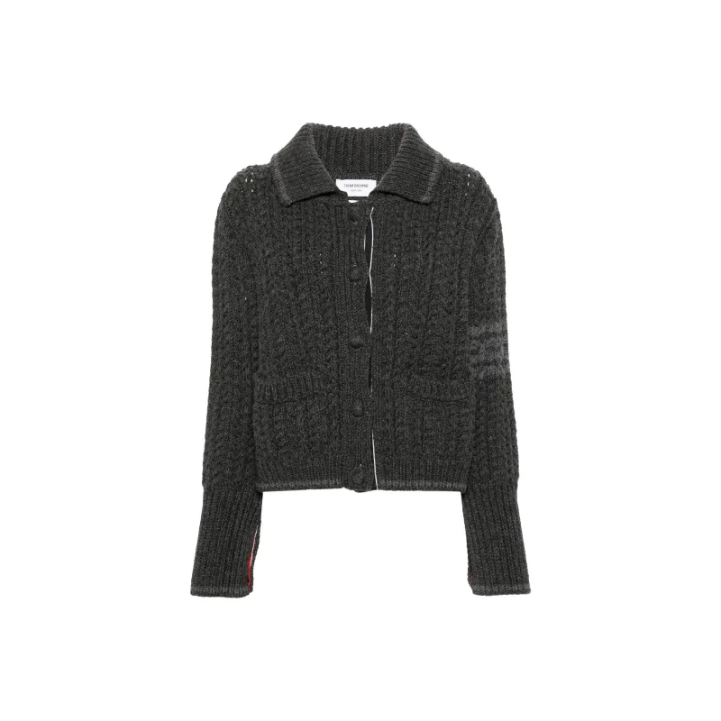 THOM BROWNE Chunky Links Cardigan-0