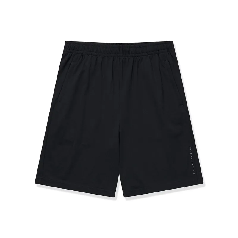 Erke Variety Training Collection Casual Shorts Unisex Jet Black-0