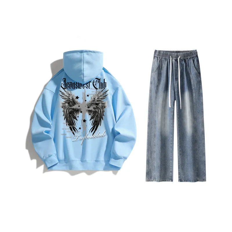 JEANSWEST CLUB Sweatshirt Set Unisex-23