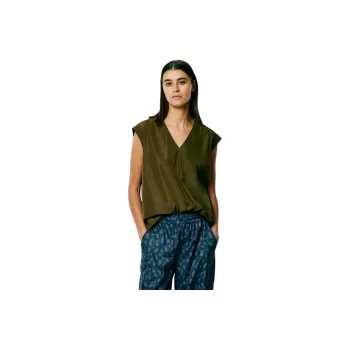 TIBI T-Shirts Women's Brown