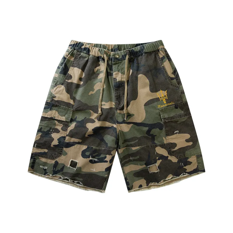 Maserati Casual Shorts Unisex Camouflage-0