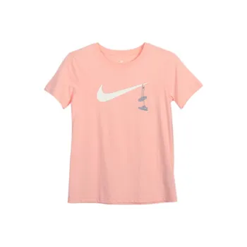 Nike T Shirts Women's Orange Pink