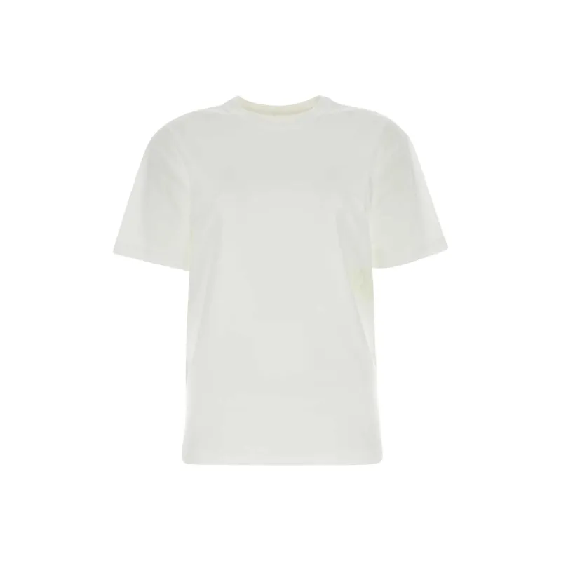 Alexander Wang Essential Jersey Puff Logo Short Sleeve Tee White-0