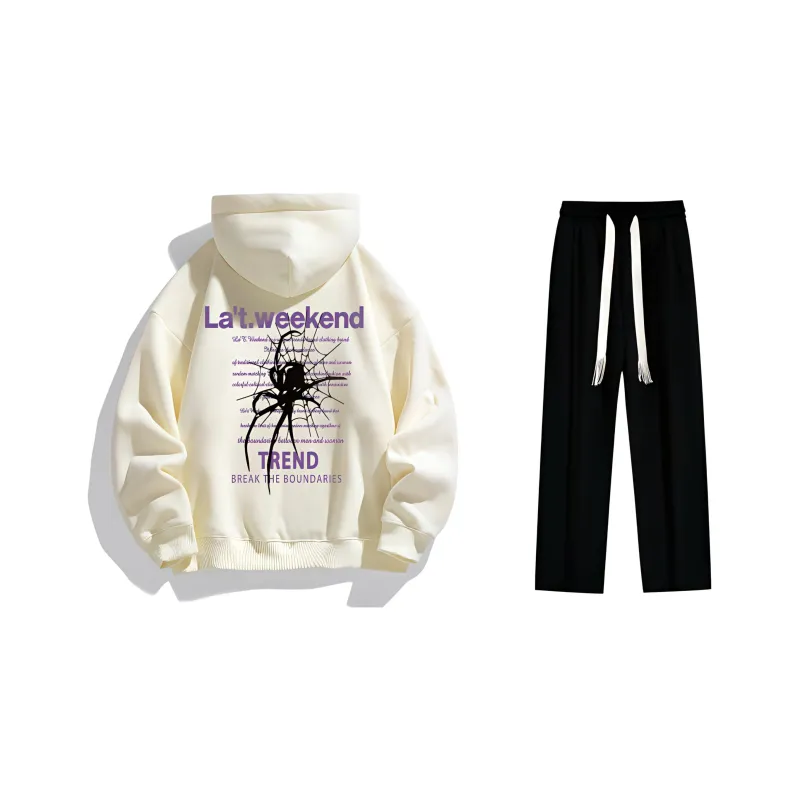 LA'T.WEEKEND Sweatshirt Set Unisex-22