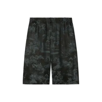 OFF WHITE Jacquard Fresco Bowling Shorts