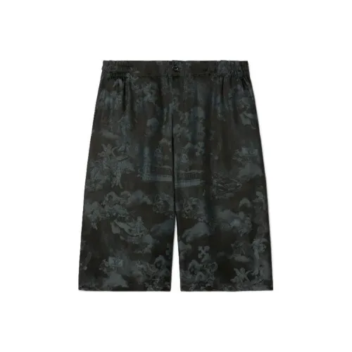 OFF WHITE Jacquard Fresco Bowling Shorts