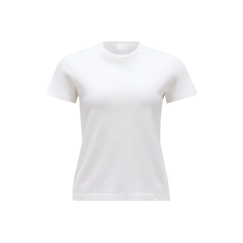 Moncler Logo Embroidered Crewneck T Shirt-0