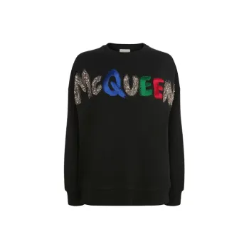 Alexander McQueen Sweatshirts Women's Black
