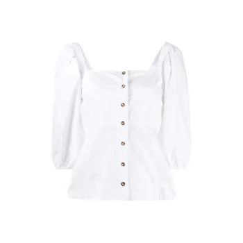 GANNI Shirts Women's White