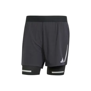 Adidas Free Shipping With AdiClub Ultimate Running Reflective 2 in 1 Shorts