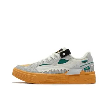361° Walk Abrasion Resistant Slip Resistant Low Top Skateboard Shoes Men's Gray Green