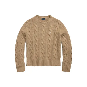 Polo Ralph Lauren Pony Embroidered Cable Knitted Jumper