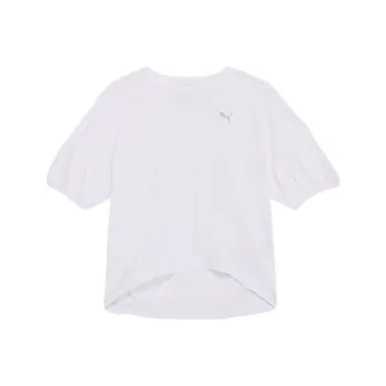 PUMA Puff Sleeve T Shirt Women's White